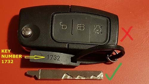Remote key blade for ford - blade,