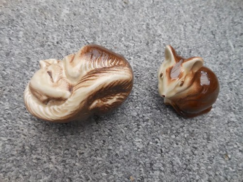 Poole pottery brown and cream - and,