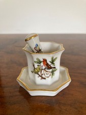 Rare Herend Rothschild 8930 Mini Octagonal Pestle And Mortar C