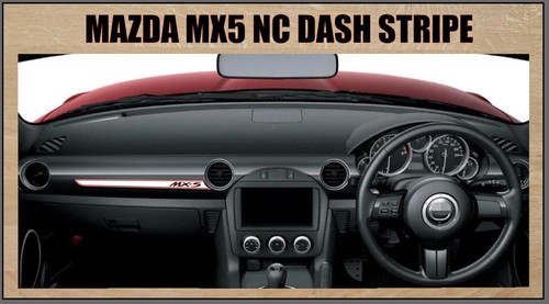 Mazda mx5 dash stripe decal - stripe,