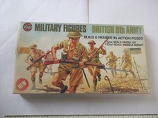 AIRFIX 1970'S  1/32 MODEL KIT - MILITARY FIGURES BRITISH 8TH ARMY - EXCELLENT