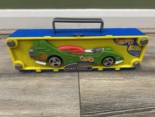 Hot Wheels Power Rocket Accessory Carrier Carry 6 Car Case Vintage Mattel 1998