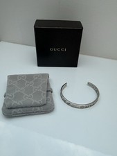 Gucci Authentic Silver Bangle