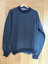 Vintage Stone Island Wool blend Jumper In Airforce Blue Size XL