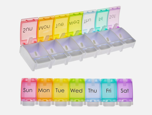 Day large pill box holder - pill,