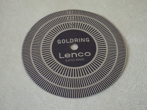 Goldring lenco strobe - lenco, disc