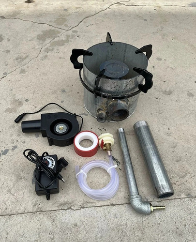 New waste oil burner old - oil,