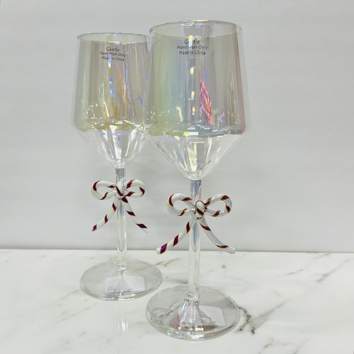 Christmas wine glasses - christmas,