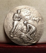 1920s 36mm silver medal by