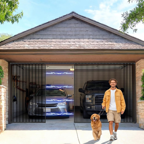 Sliding garage door screen - sliding,