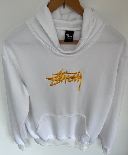 Stussy hoodie white gold - hoodie,