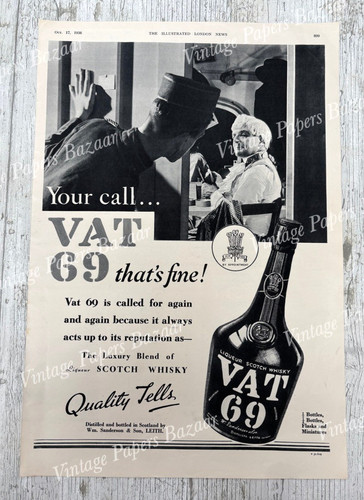Vat scotch whisky - actor, w