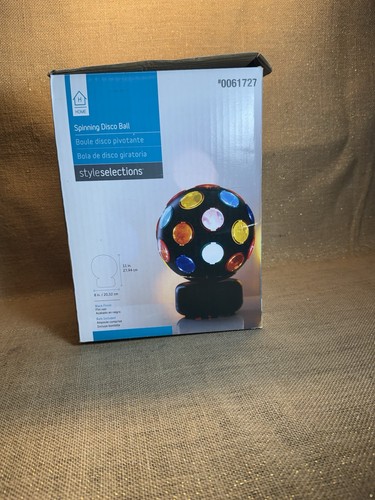 Spinning disco ball decor - spinning,