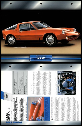 Saab sonett 1965 coupes - -,
