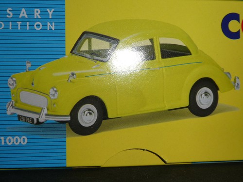 Morris minor1000 yellow corgi - morris,