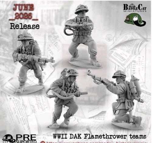 54mm unpainted wwii dak - 54mm,