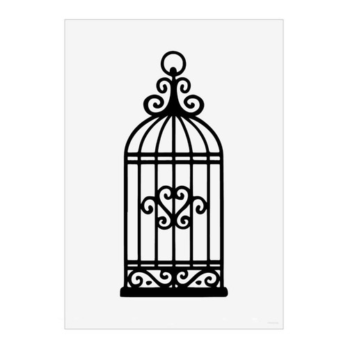 Ornate birdcage wall - 'ornate,