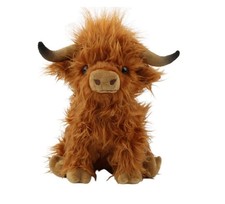 Clever Brown Highland Cow Coo