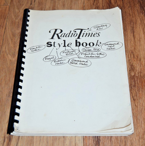 1982 vintage radio times style - times,