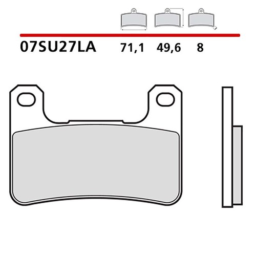 Brembo front brake pad kit - front,