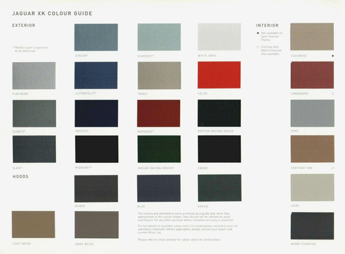 Jaguar series colour trim - &,