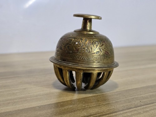 Vintage indian brass elephant - vintage,