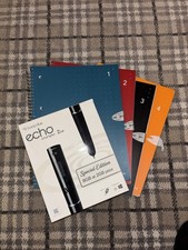 Livescribe Echo Smartpen 8GB Black with 4 Compatible Notebooks - Brand New