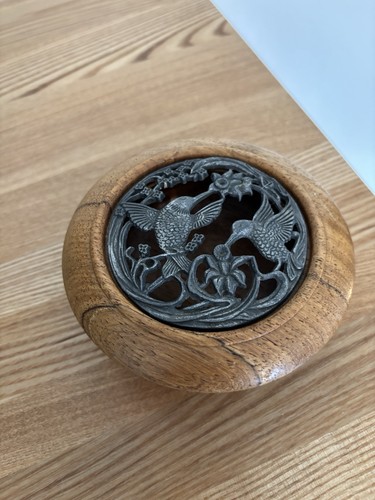 Hand turned wooden potpourri - hand‑turned,
