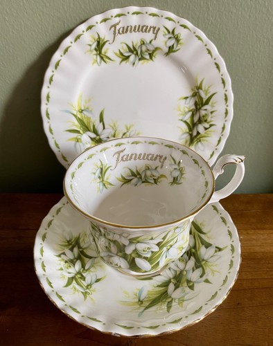 Vtg royal albert january - royal,