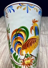 Vintage French Faience Goblet