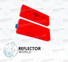 2 Self Adhesive Red Reflectors