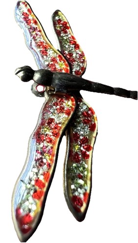 Vintage dragonfly brooch - dragonfly,