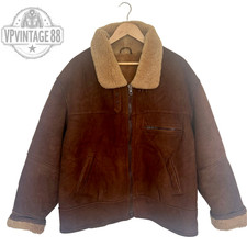 Vintage B3 B-3 Brown Shearling