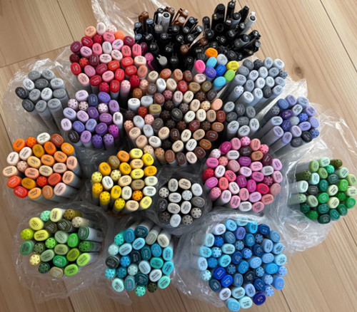 Over 400 pens approximately