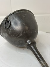 Genuine Antique 19thC Pewter Wine Funnel 