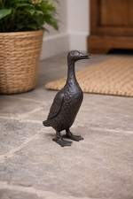 Cast iron duck garden ornament - garden,