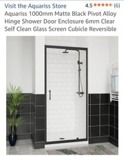 Large Black Shower Door Brand