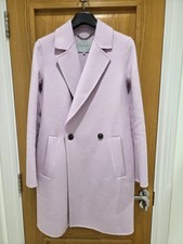 Jigsaw Pink Wool Coat Size S