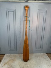 Vintage wooden boat paddle