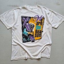 Vintage 90s We Are The Reason Jesus Single Stitch T-Shirt Size XL