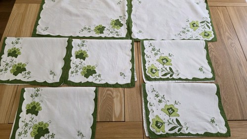 Vintage white green - x7,