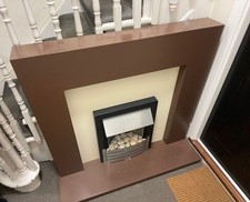 Electric fireplace Suite With