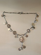 Fantastic Large French Coin Statement Necklace by BIBI - Jewellery  (2605)
