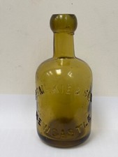 59259 Old Vintage Antique Glass Bottle Mineral Codd Hamilton Seltzer Newcastle