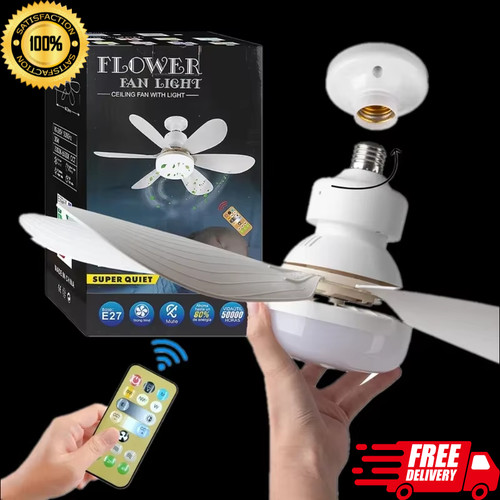 Led socket fan - led,