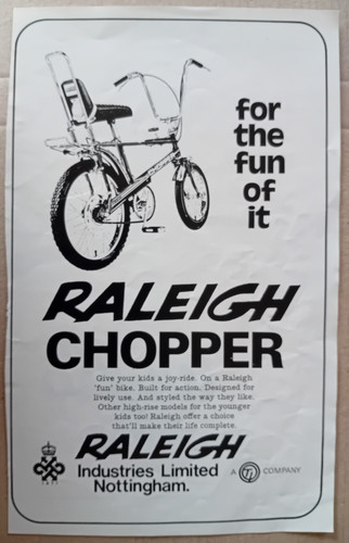 Original 1970s magazine advert - original,