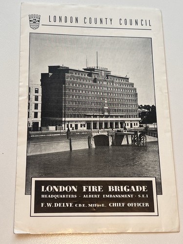 1953 london fire - london, brigade