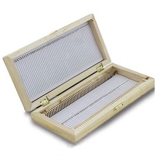 New Wooden Case Box Microscope