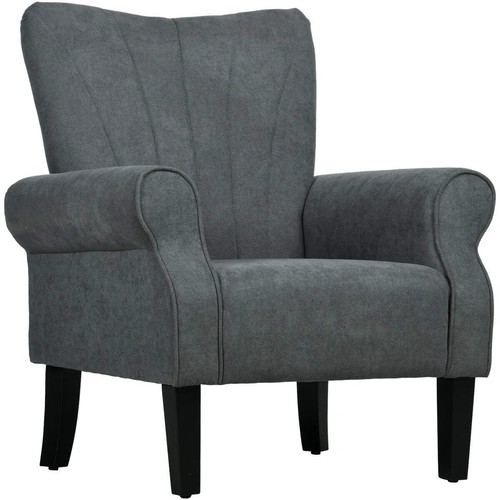 Wingback accent armchair shell - wingback,