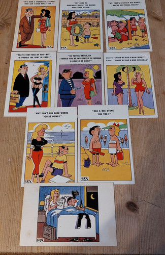 Seaside saucy postcards - , by